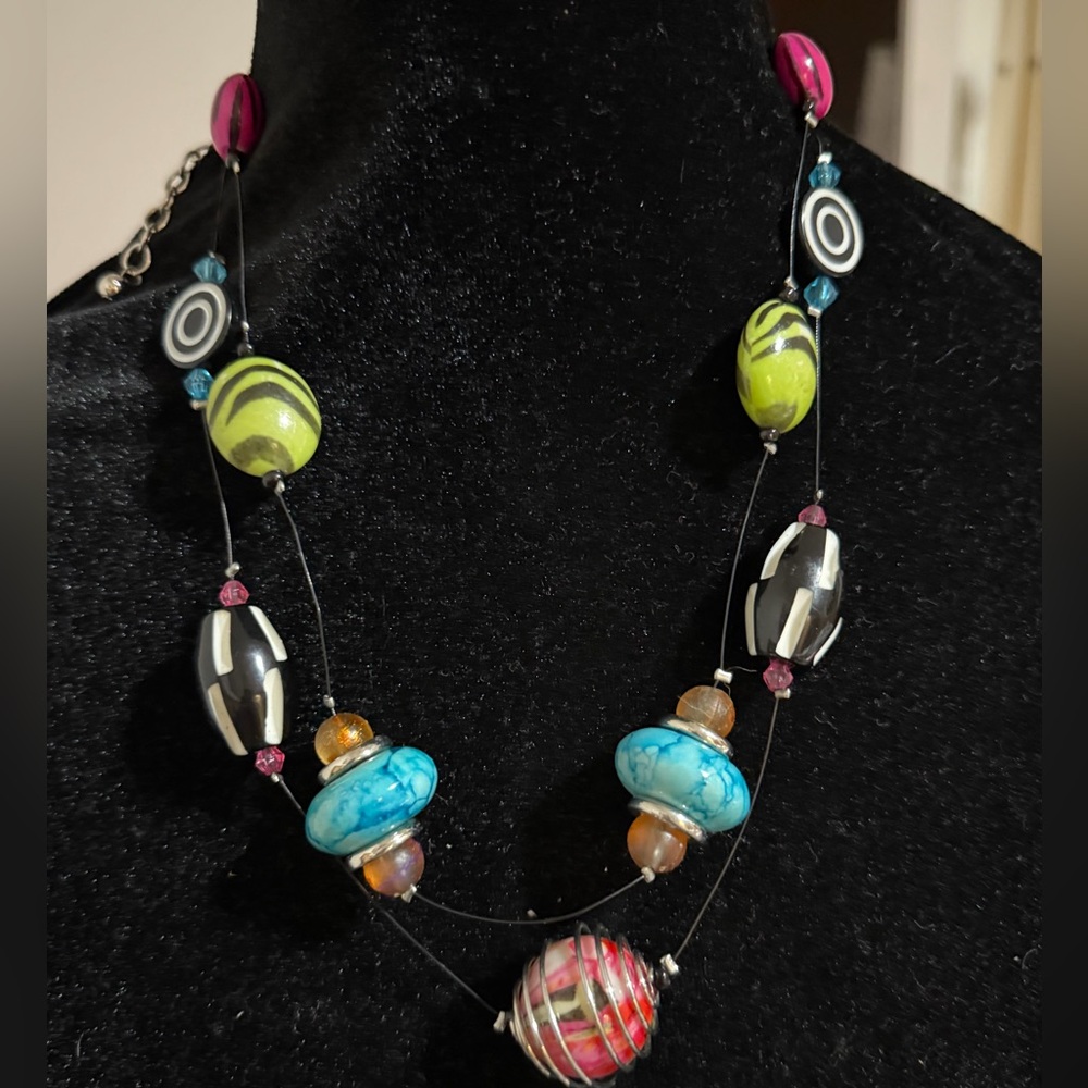 Colorful Beaded Necklace B7